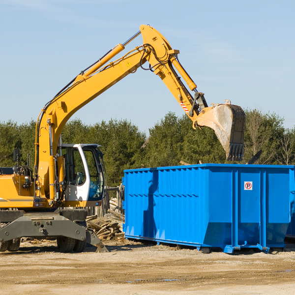 what size residential dumpster rentals are available in Carbon County Montana